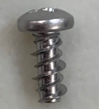 #6 - 19 X 3/8" PHIL PAN HIGH-LOW THREAD FORMING SCREWS FOR PLASTICS - 410 STAINLESS